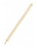 Bracelet Or Jaune 375/1000 "Maille Piapo" Tout or